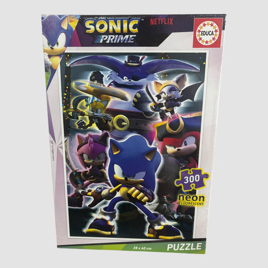 Puzzle Educa Sonic Prime Neon 300 Peças Novo