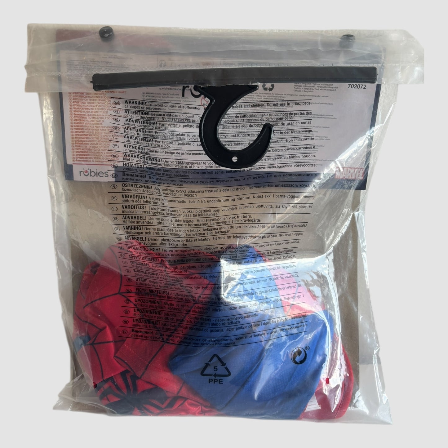 Disfarce Spiderman 3/4 anos Rubies