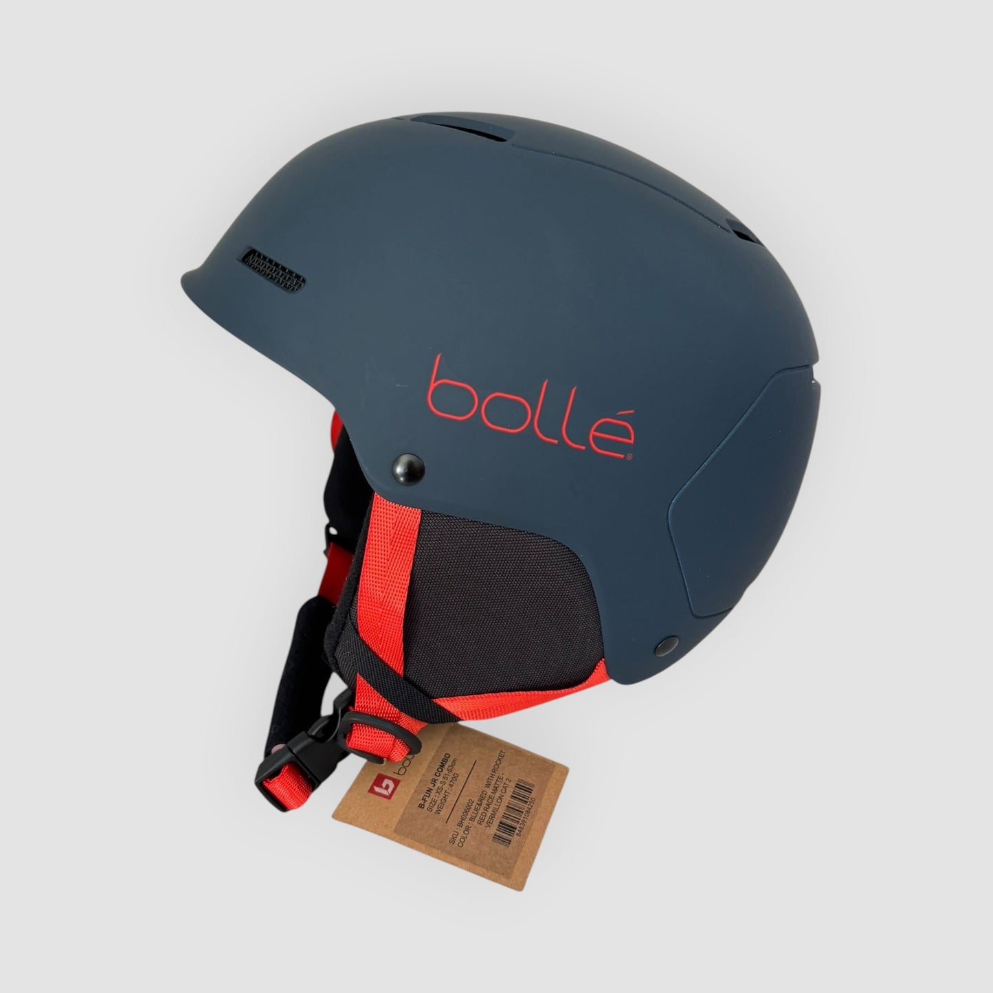 Capacete de Esqui/Snow Júnior Bollé B-Fun JR Combo XS-S 51-53 cm Azul/Vermelho – Sem Óculos
