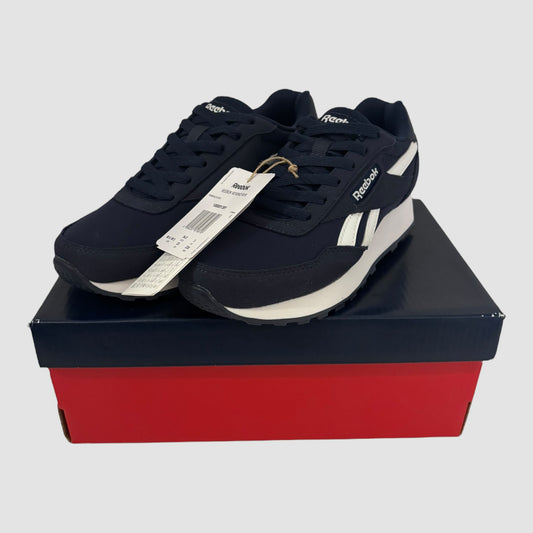 Sapatilhas Reebok Rewind Run Azul Marinho e Branco Tamanho 34.5 Novas
