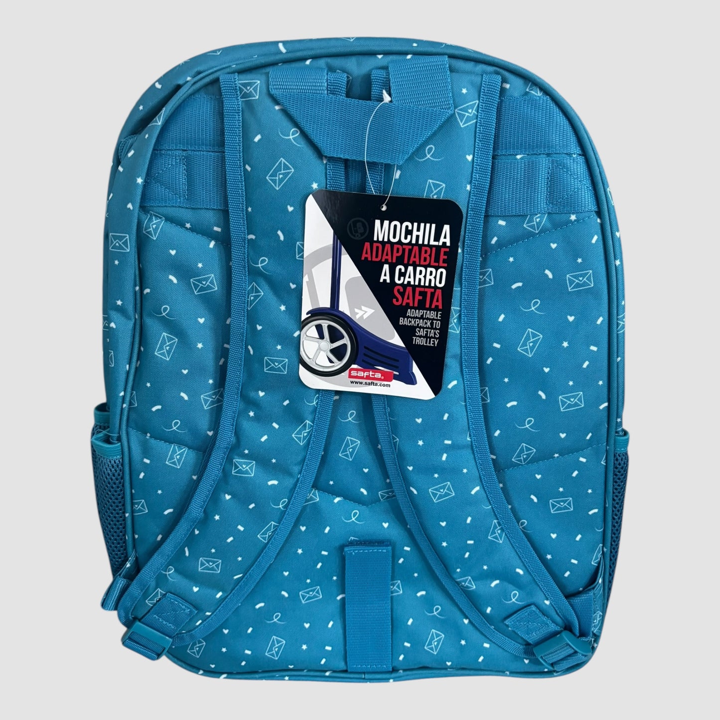 Mochila escolar Safta Vespa 33x14x42 cm Nova