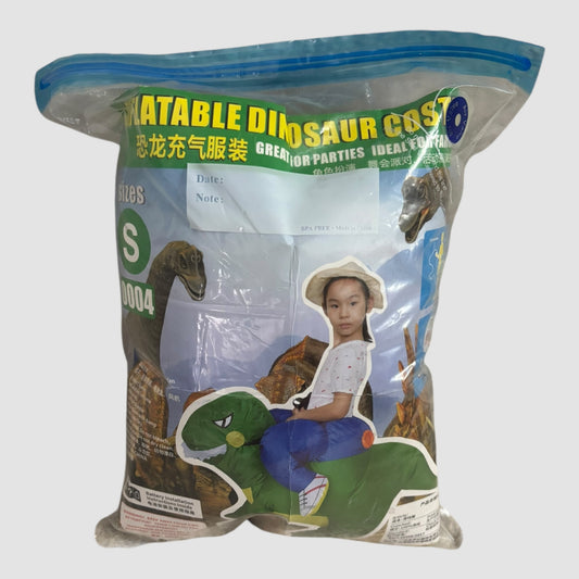 Disfarce Dinossauro insuflável Adulto Novo