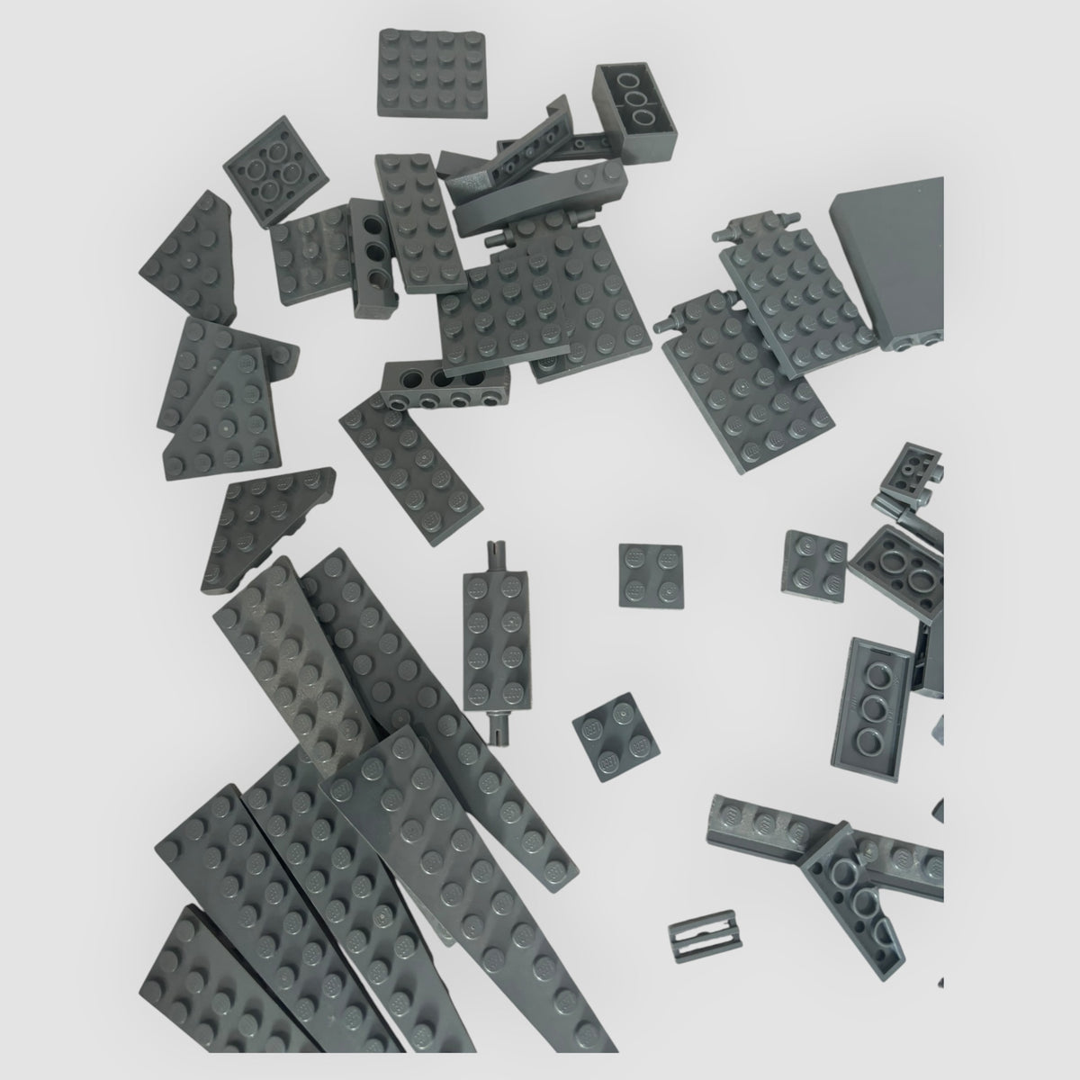 LEGO Original – Lote de 165 Peças Sortidas Cinzento Escuro