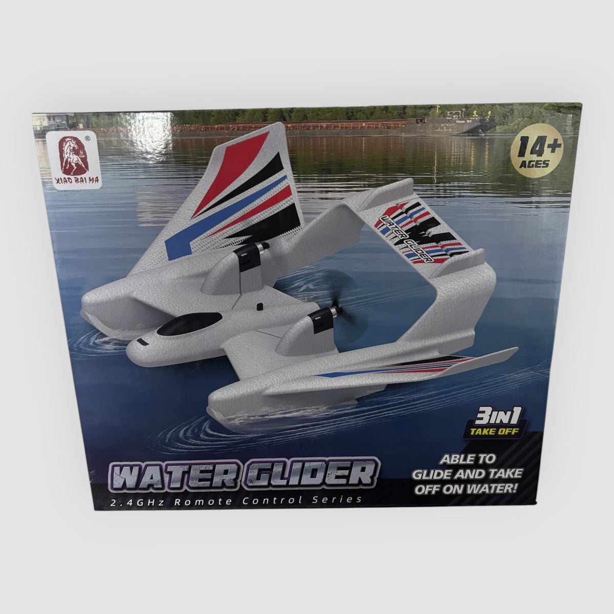Water Glider 3 em 1 Telecomandado 2.4GHz – Água e Voo Novo