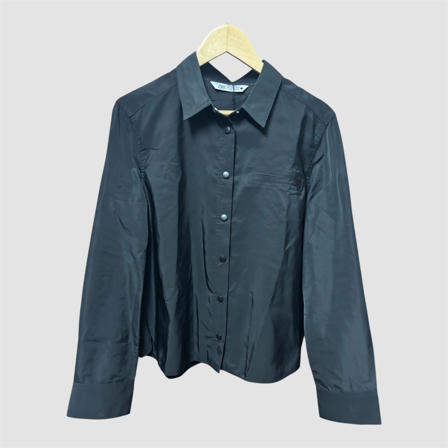 Camisa efeito Parka Zara tamanho L Nova