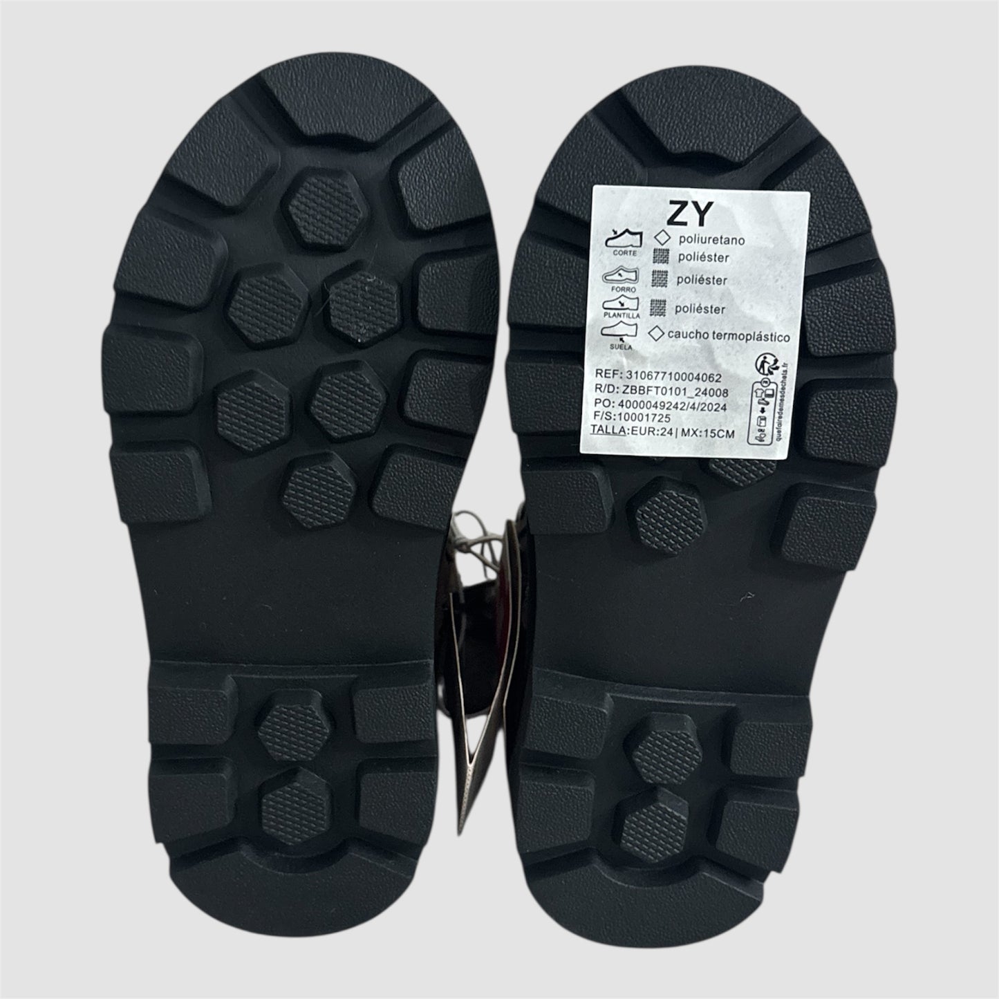 Botas forradas - Castanho Zippy Novos tamanho 24