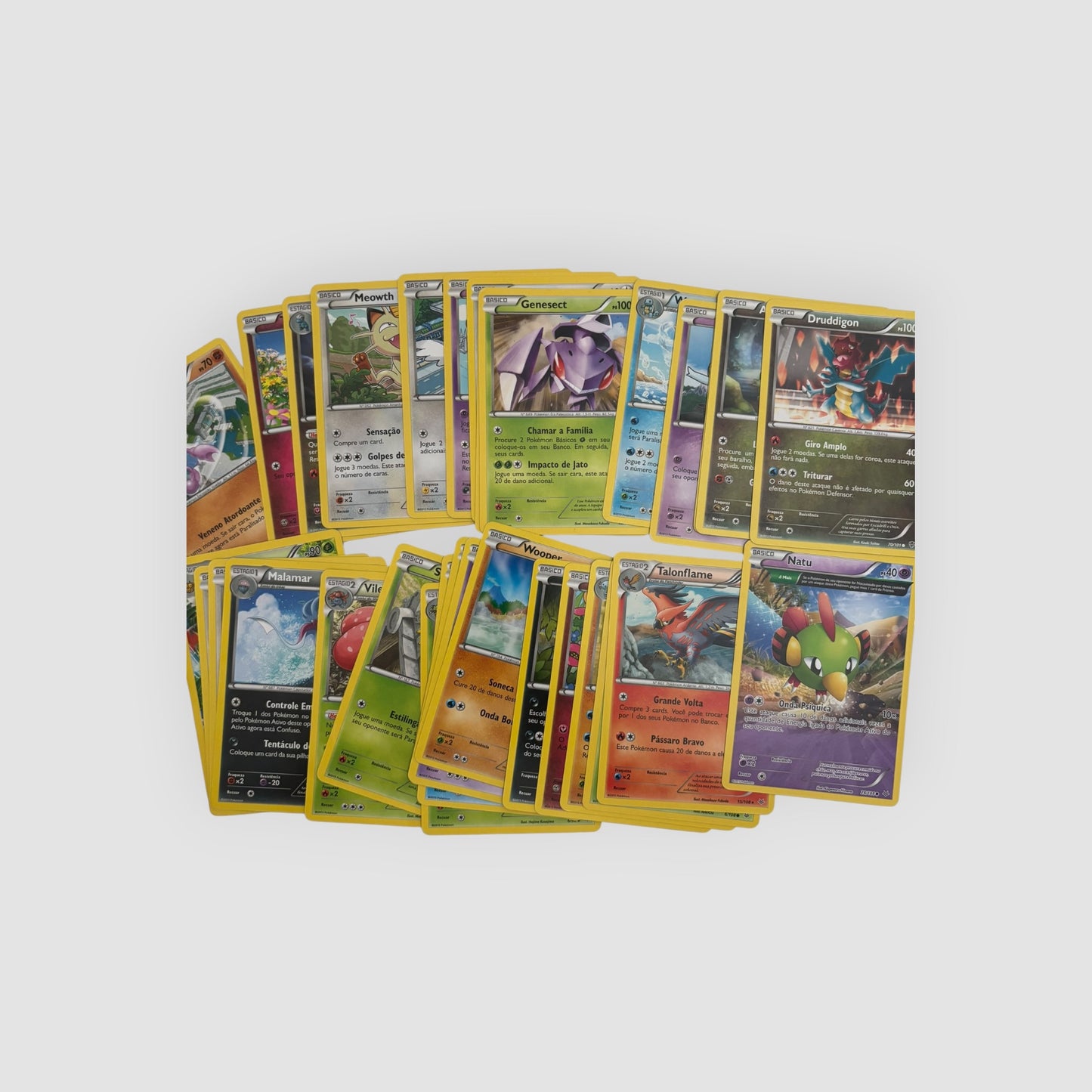 Pokémon TCG - Lote 21 Cartas em Português