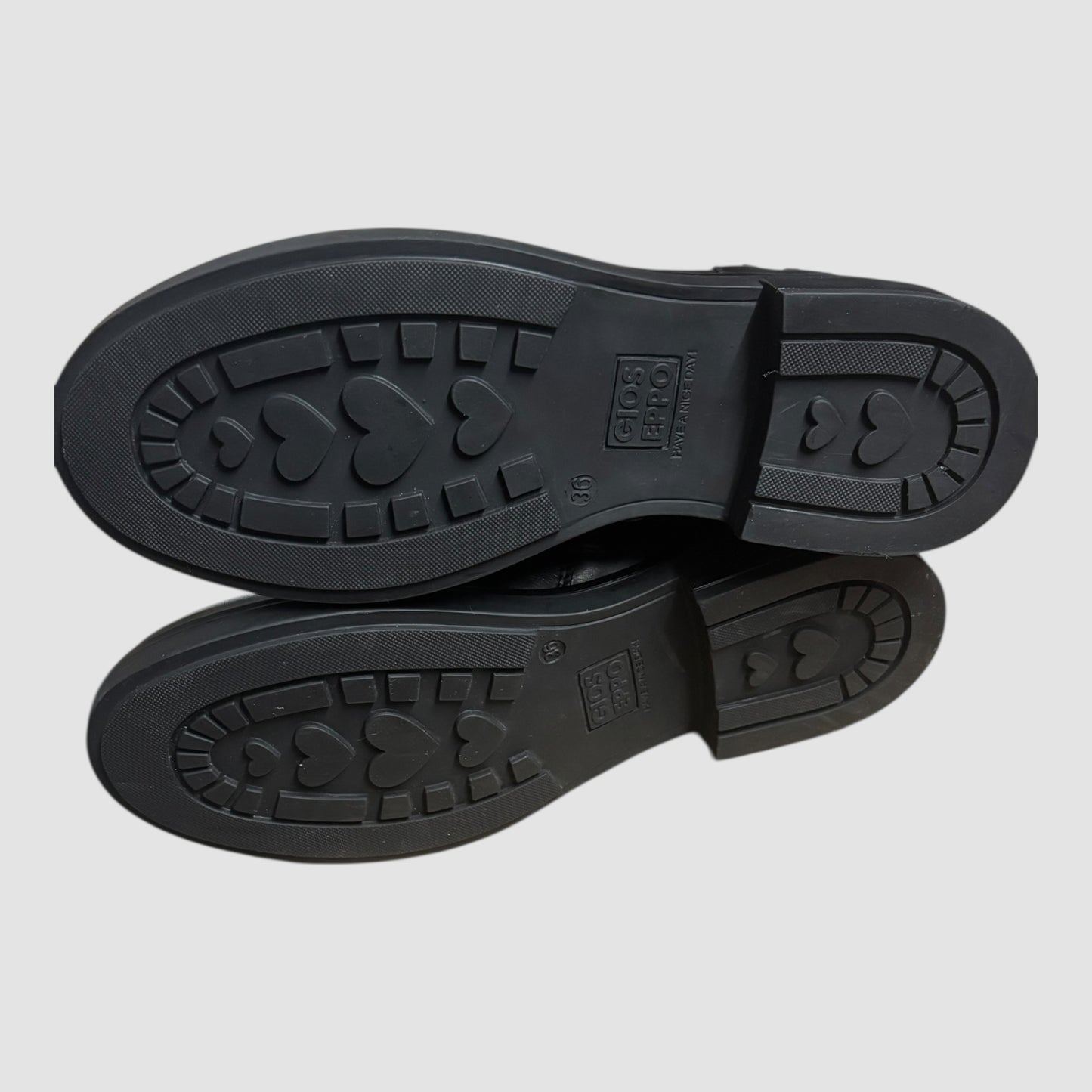 Botins Gioseppo Kisber Pretos Menina Tamanho 36 com Estrelas Glitter Novas