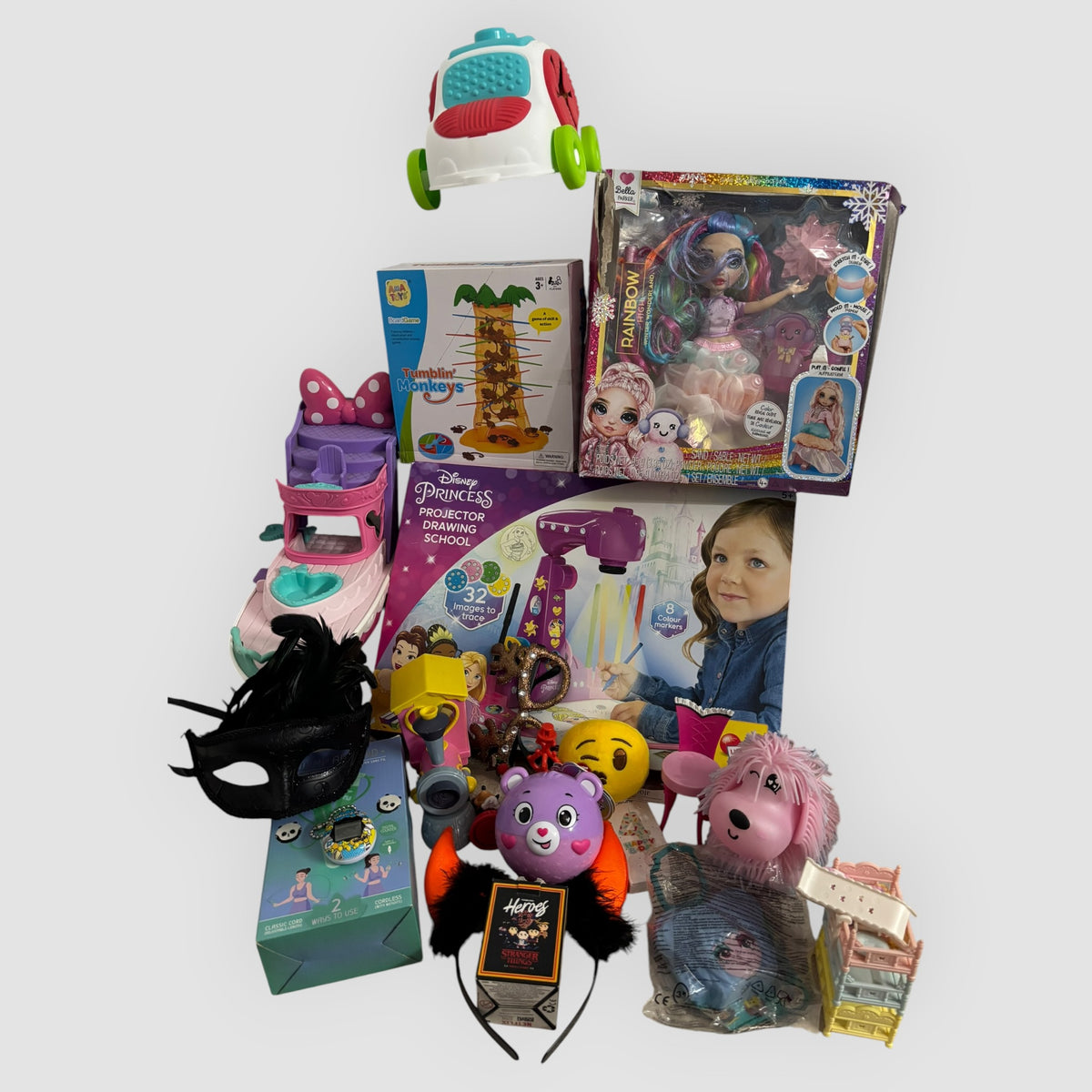 Lote +17 Brinquedos Menina – Disney, Bonecas, Jogos e Acessórios