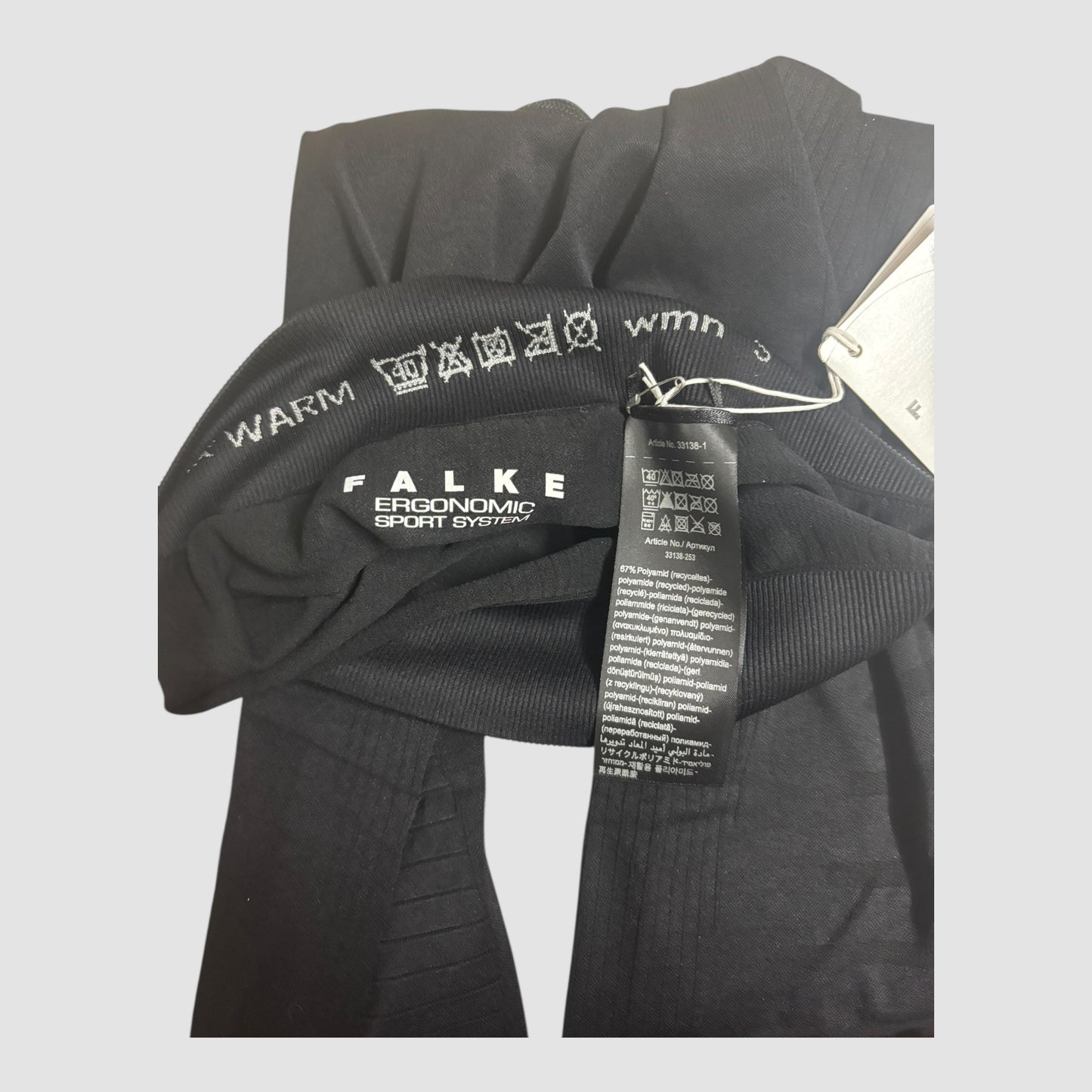 Leggings Térmicas FALKE Maximum Warm Mulher Preto Tamanho S Novo com Etiqueta