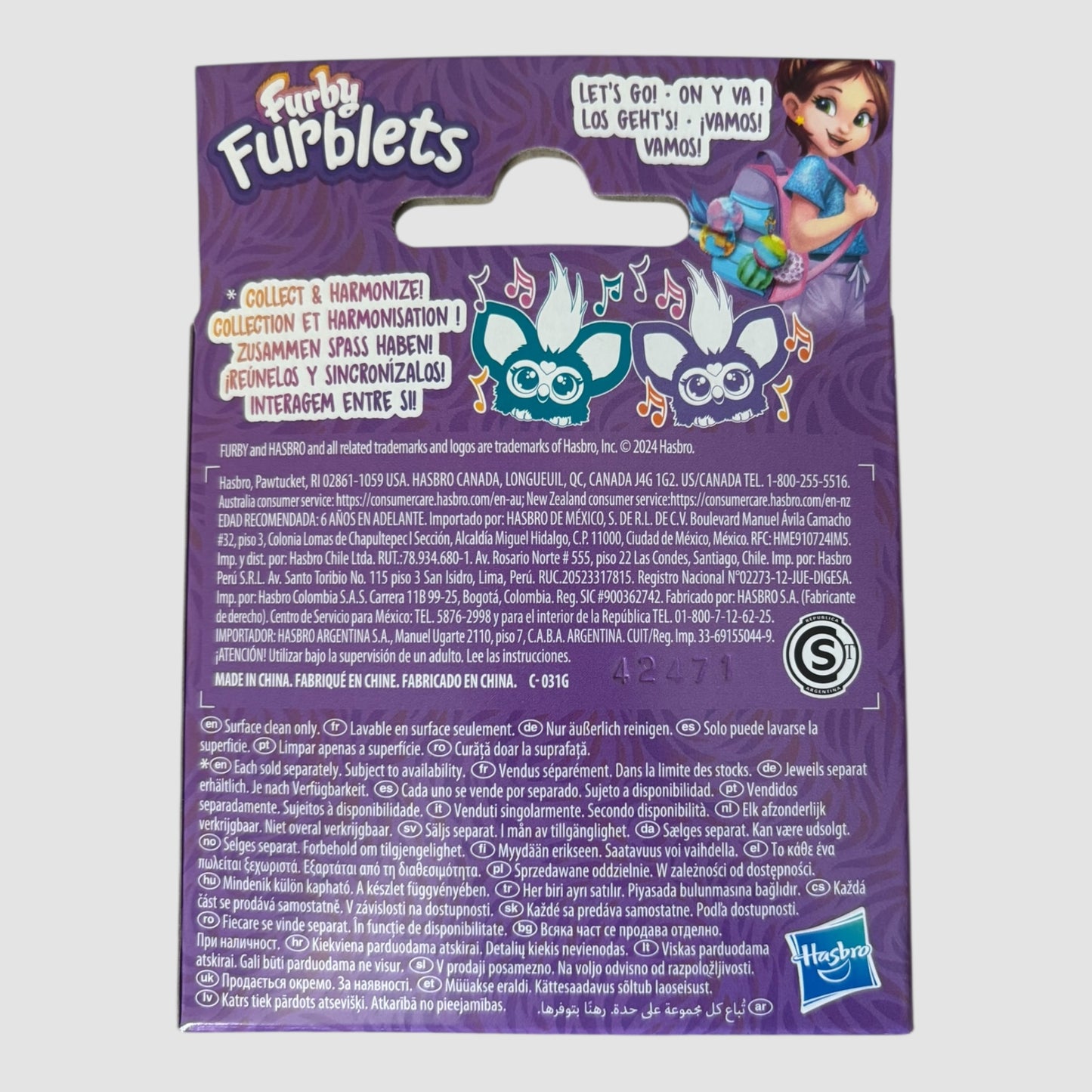 Furby Furblets Ray-Vee Hasbro Novo
