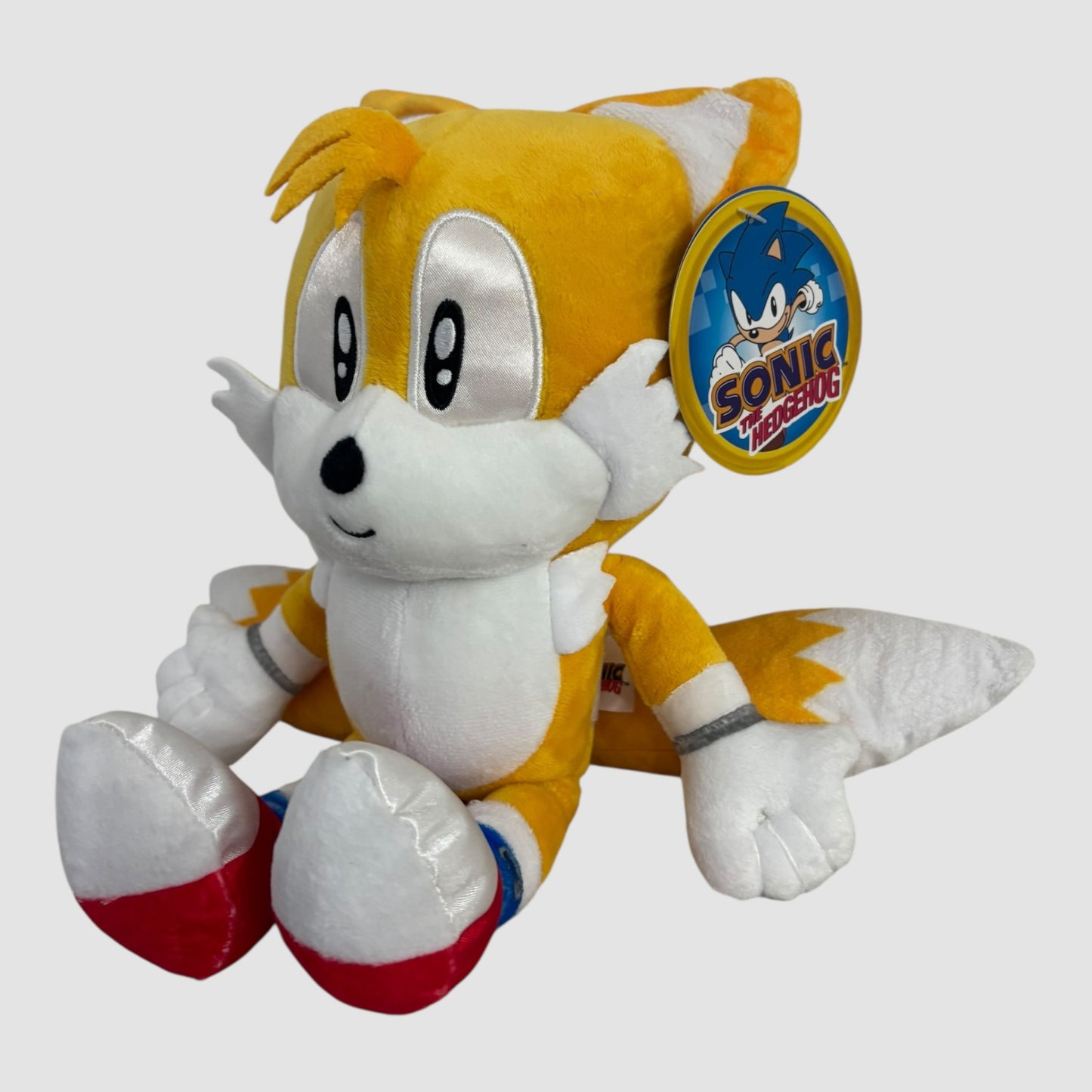 Peluche Tails Sonic the Hedgehog com Etiqueta