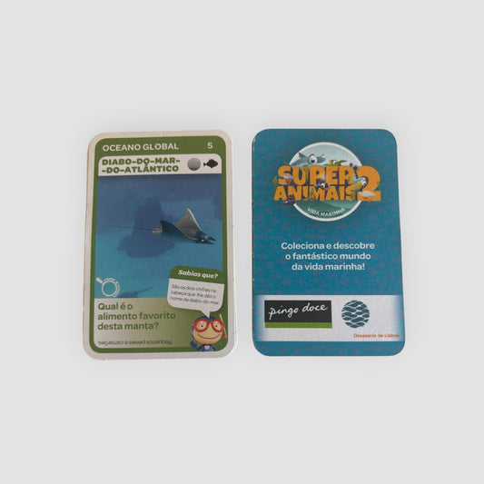 44 Cartas Super animais 2 Pingo Doce