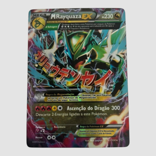 Carta Pokémon TCG - MRayquazaEx (61/108) Português