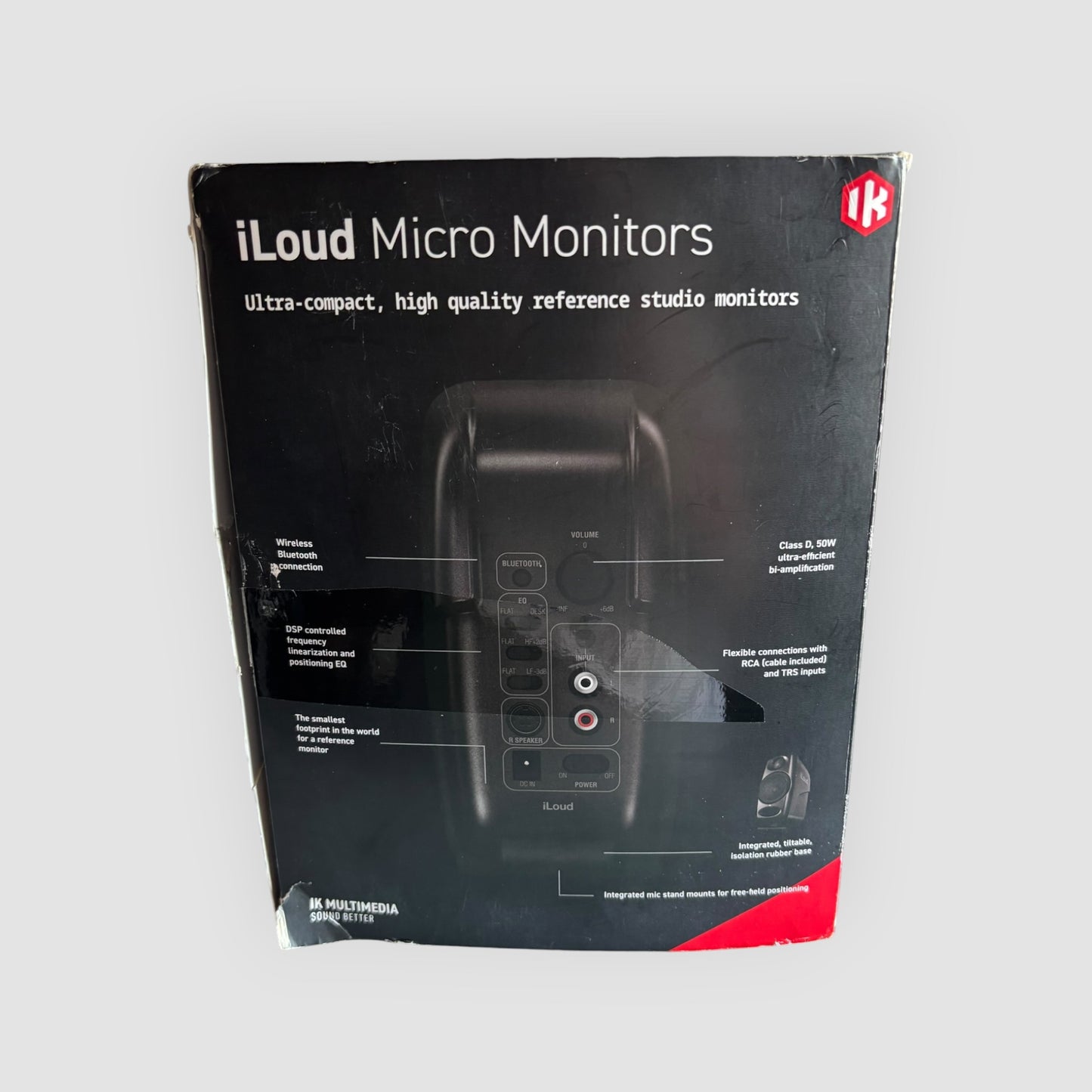IK Multimedia iLoud Micro Monitors – Colunas de Estúdio Ativas