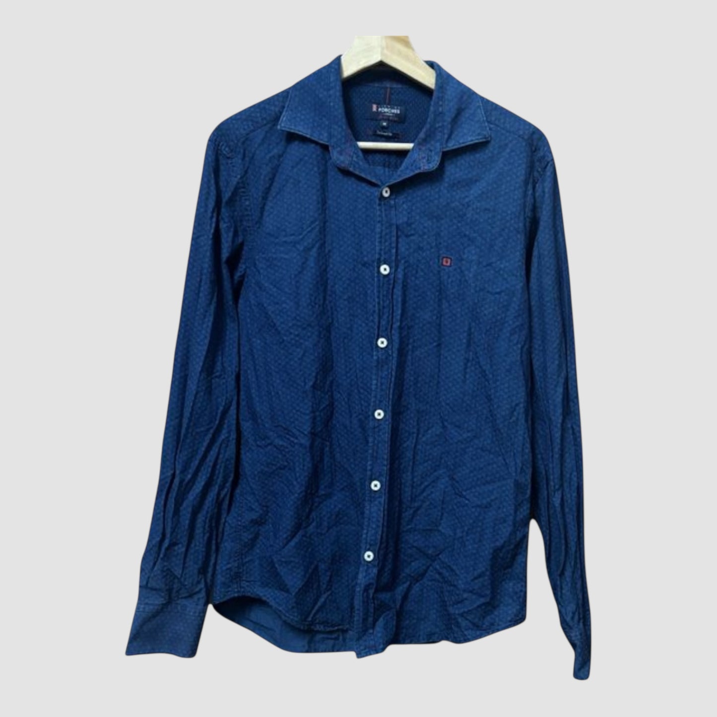 Camisa Lion of Porches M Azul