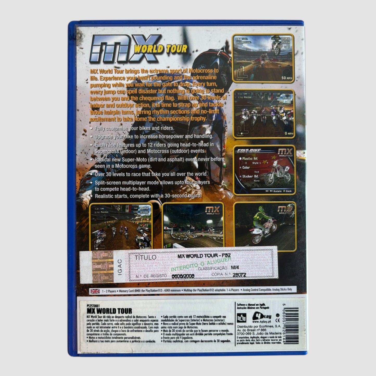 Jogo PS2 MX World Tour