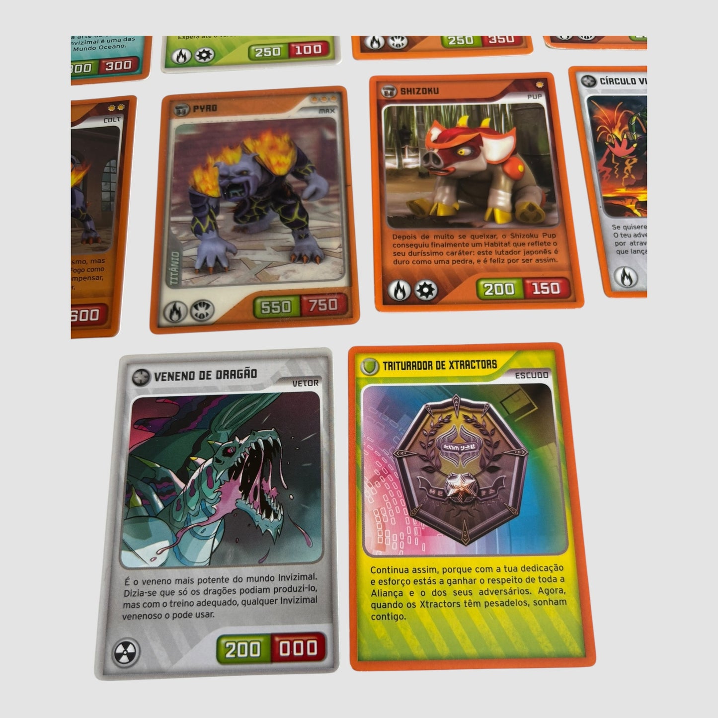 10 Cartas InviZimals Panini