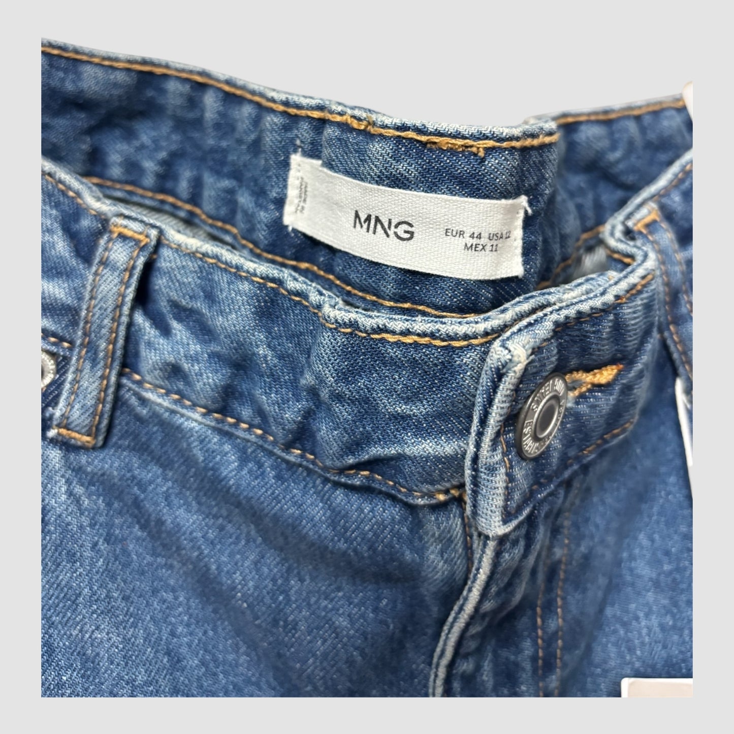 Jeans Straight Bell Mango Tamanho 44 Novas