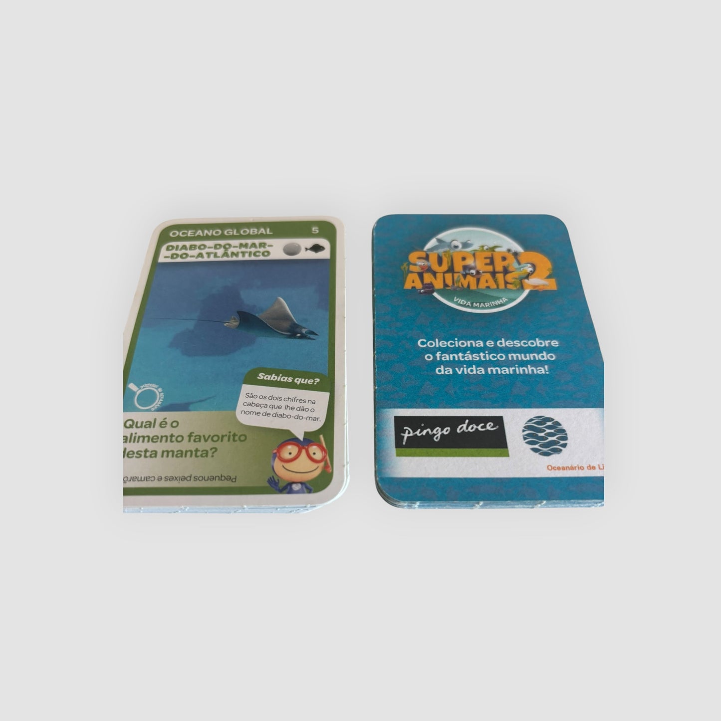 44 Cartas Super animais 2 Pingo Doce