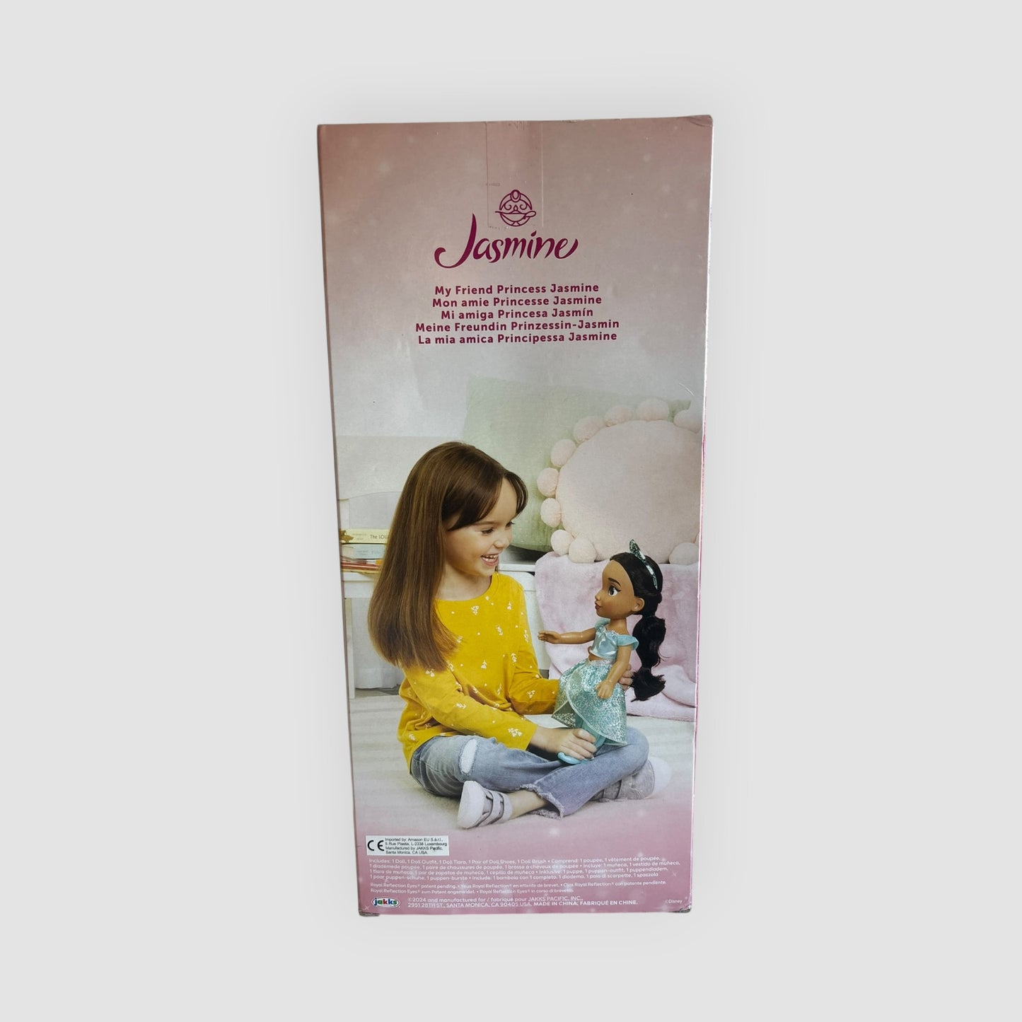 Disney Princess Jasmine 38cm | Boneca Grande com Acessórios | Nova