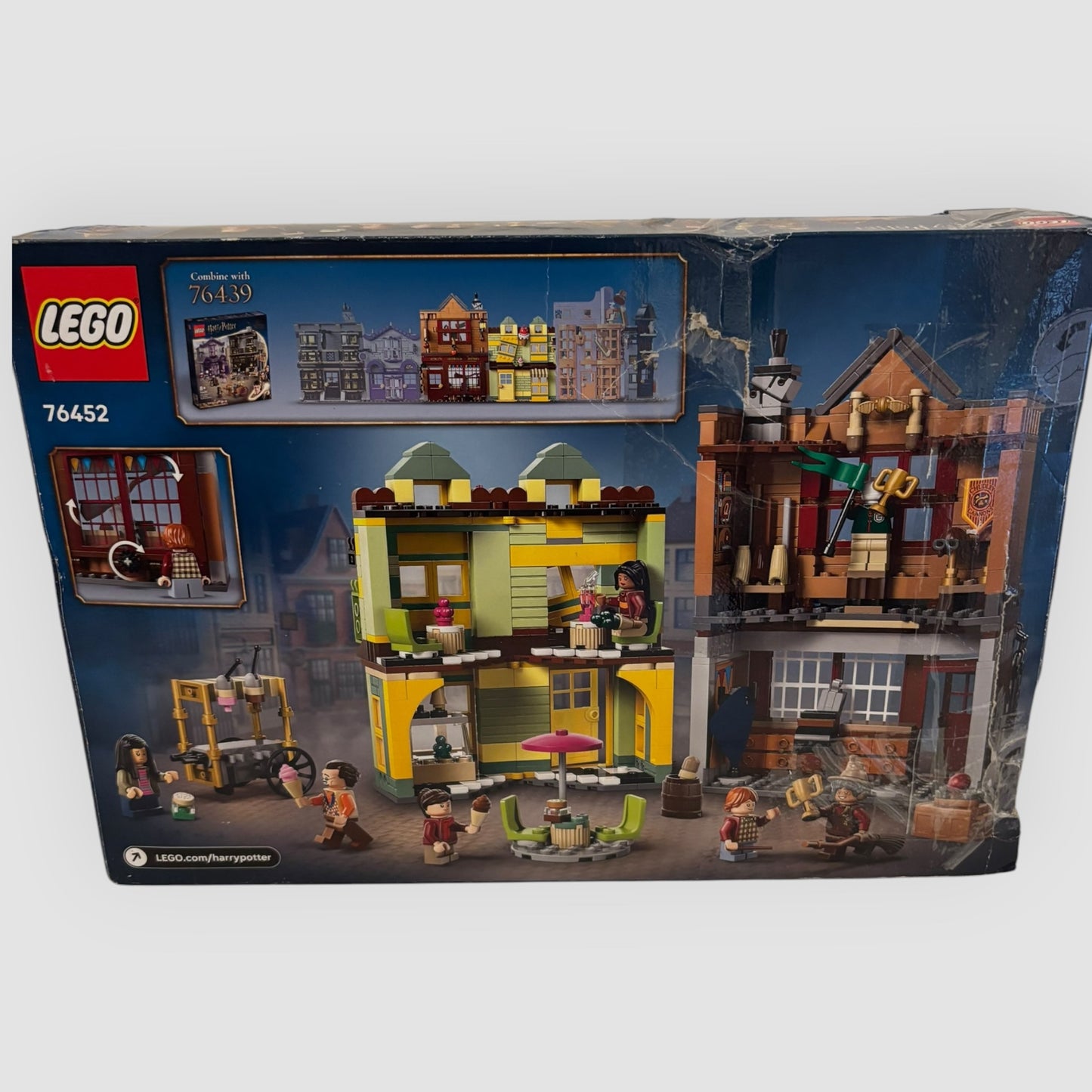 LEGO Harry Potter 76452 Equipamentos de Qualidade para Quidditch e Gelataria – Novo Completo