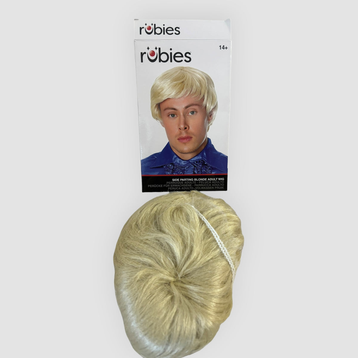 Peruca Loira Masculina Rubies – Carnaval / Halloween – Nova