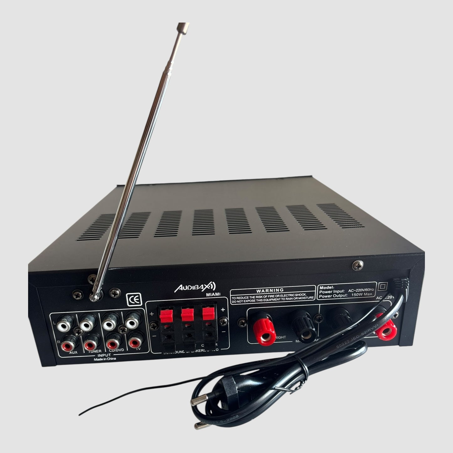 Amplificador HiFi Audibax Miami Bluetooth/usb/sd/FM 100W+100W