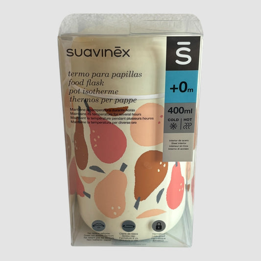 Garrafa térmica em aço inoxidável 400 ml Suavinex Novo