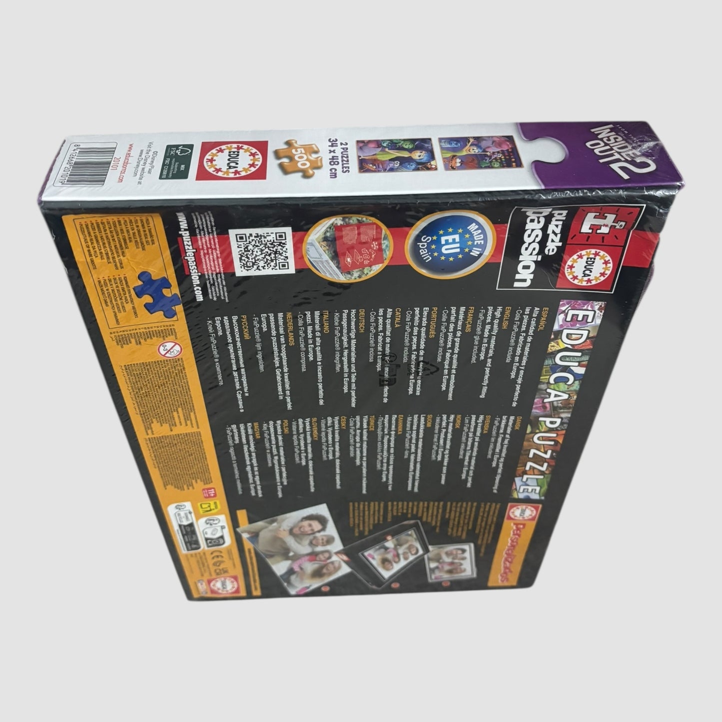 Puzzle Educa Inside Out 2 2x500 Peças Novo