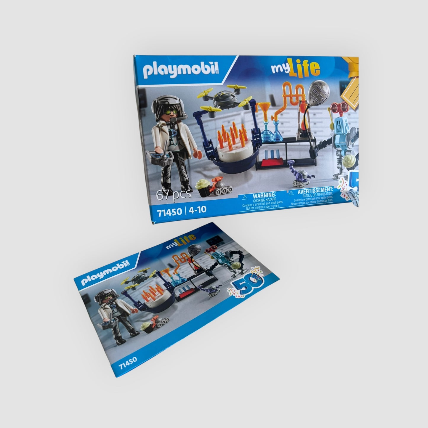 Playmobil myLife 71450 Pesquisador com Robôs