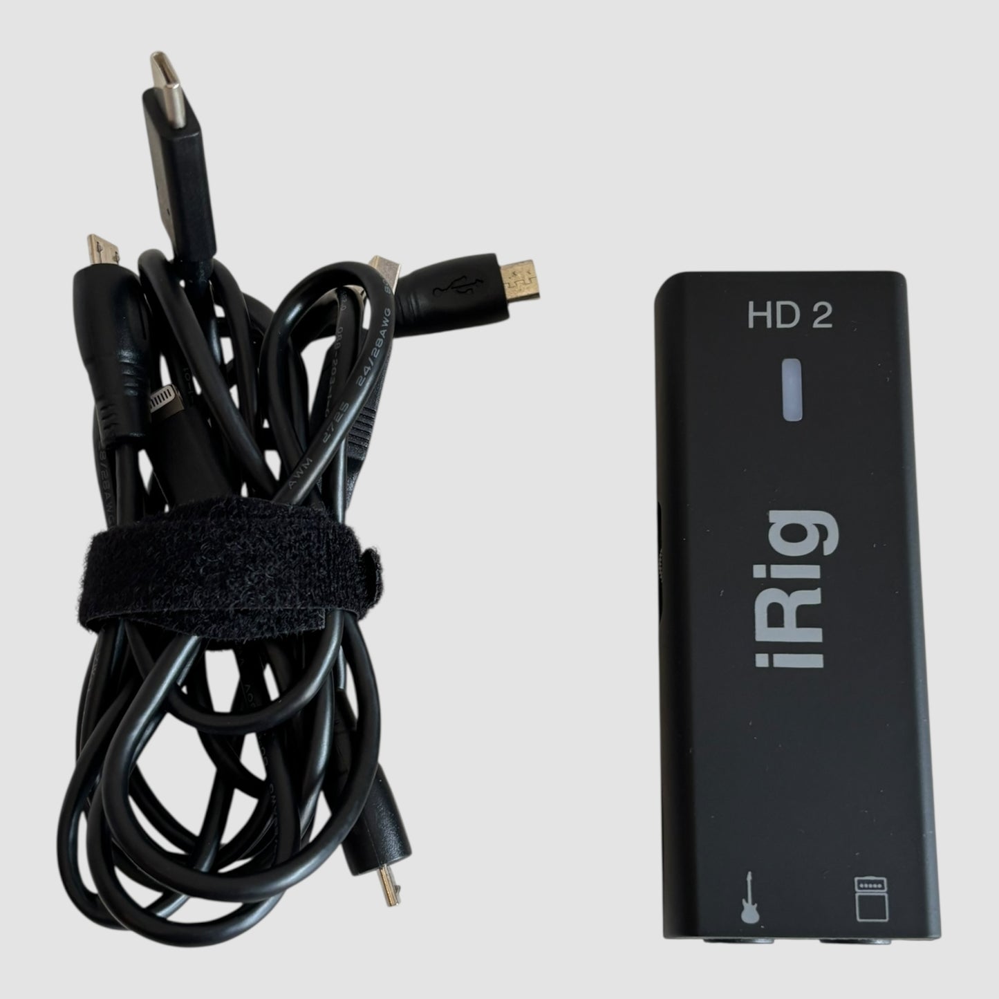 IK Multimedia iRig HD 2 Interface de Áudio para Guitarra iPhone iPad Mac PC