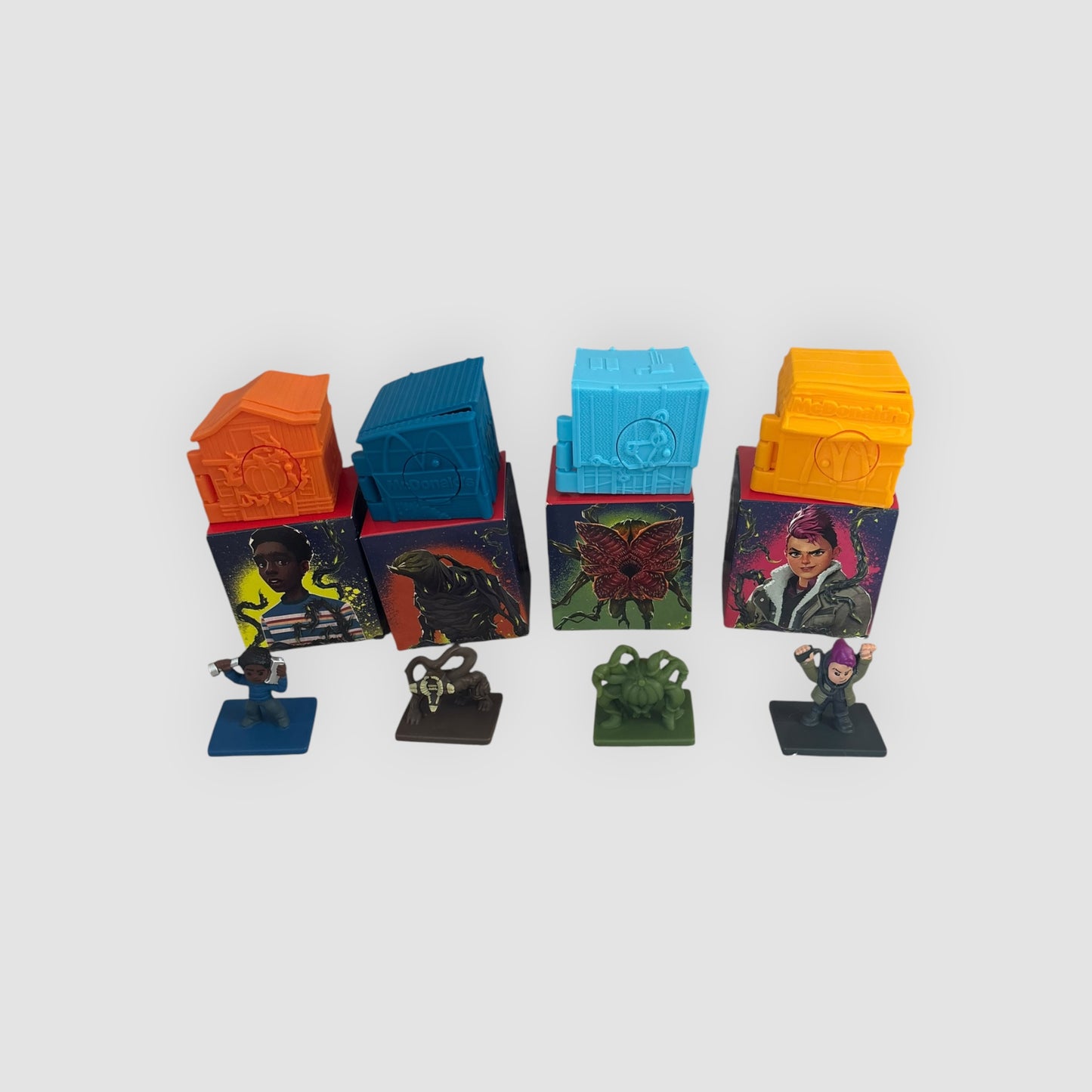 McDonald’s Stranger Things | Lote 4 Figuras + Caixas Surpresa