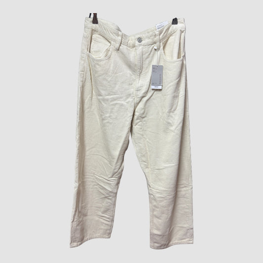 Calças bombazina Ballon hight Waist tamanho 44 Mango Novas