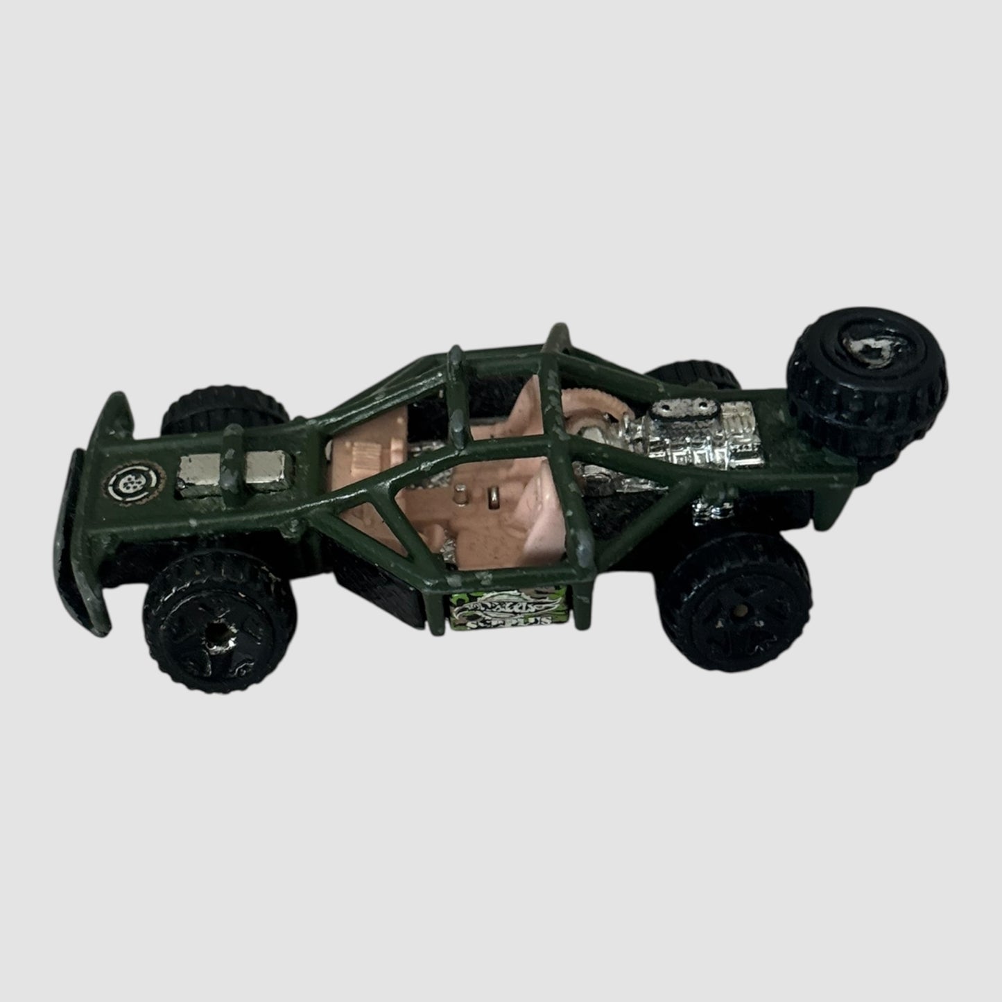 Carro Miniatura Hot Wheels Roll Cage Verde