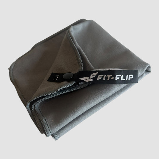 Toalha Microfibra FIT-FLIP Cinza Nova