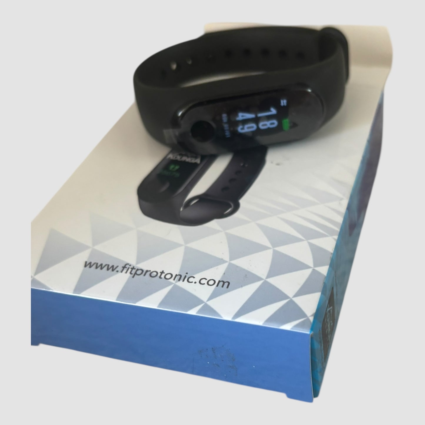 Pulseira Fitness FitProTonic Kounga Smart Health Monitor Preta