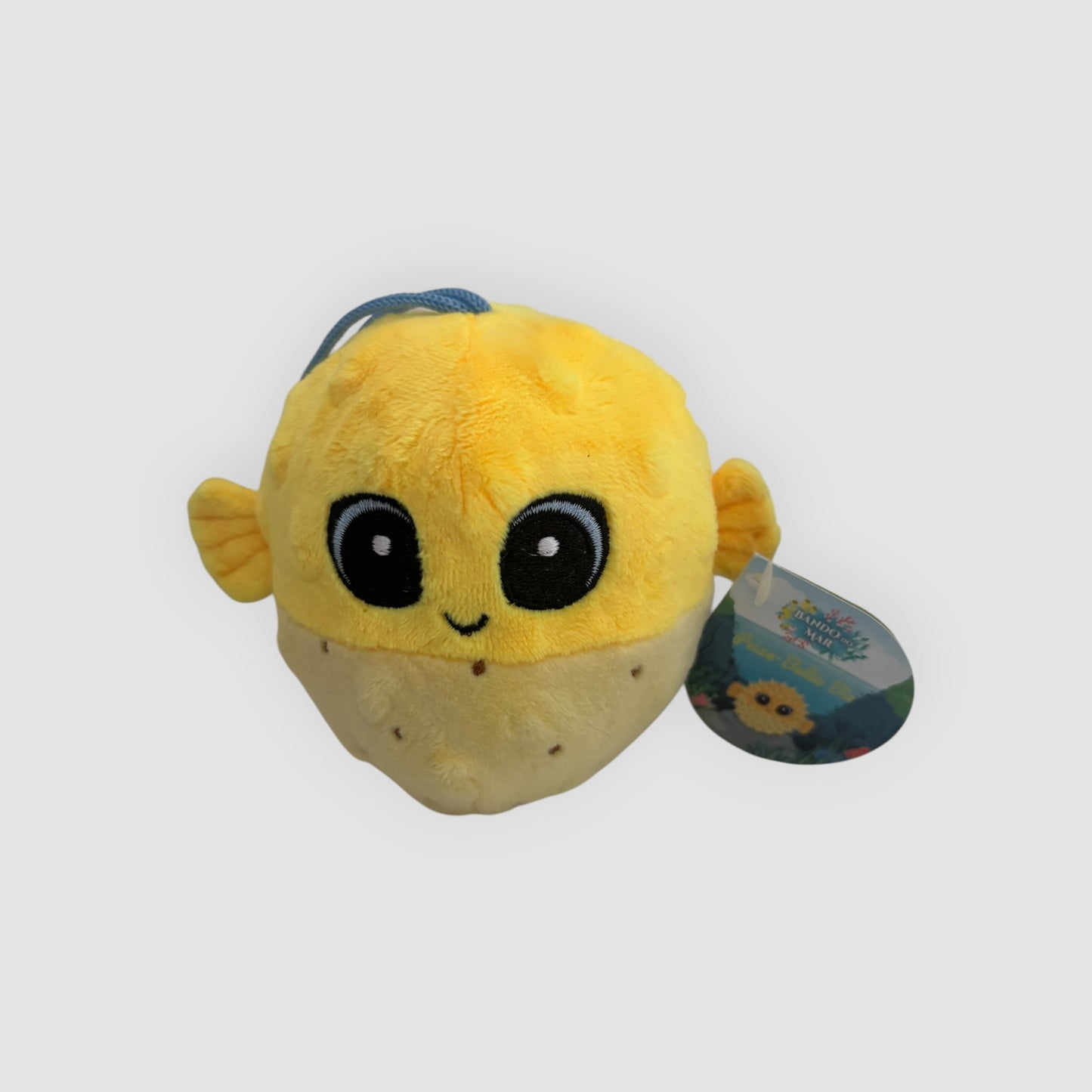 Peluche Peixe-Balão Amarelo Bando do Mar Pingo Doce Novo com Etiqueta