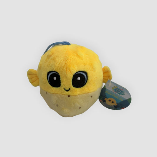 Peluche Peixe-Balão Amarelo Bando do Mar Pingo Doce Novo com Etiqueta