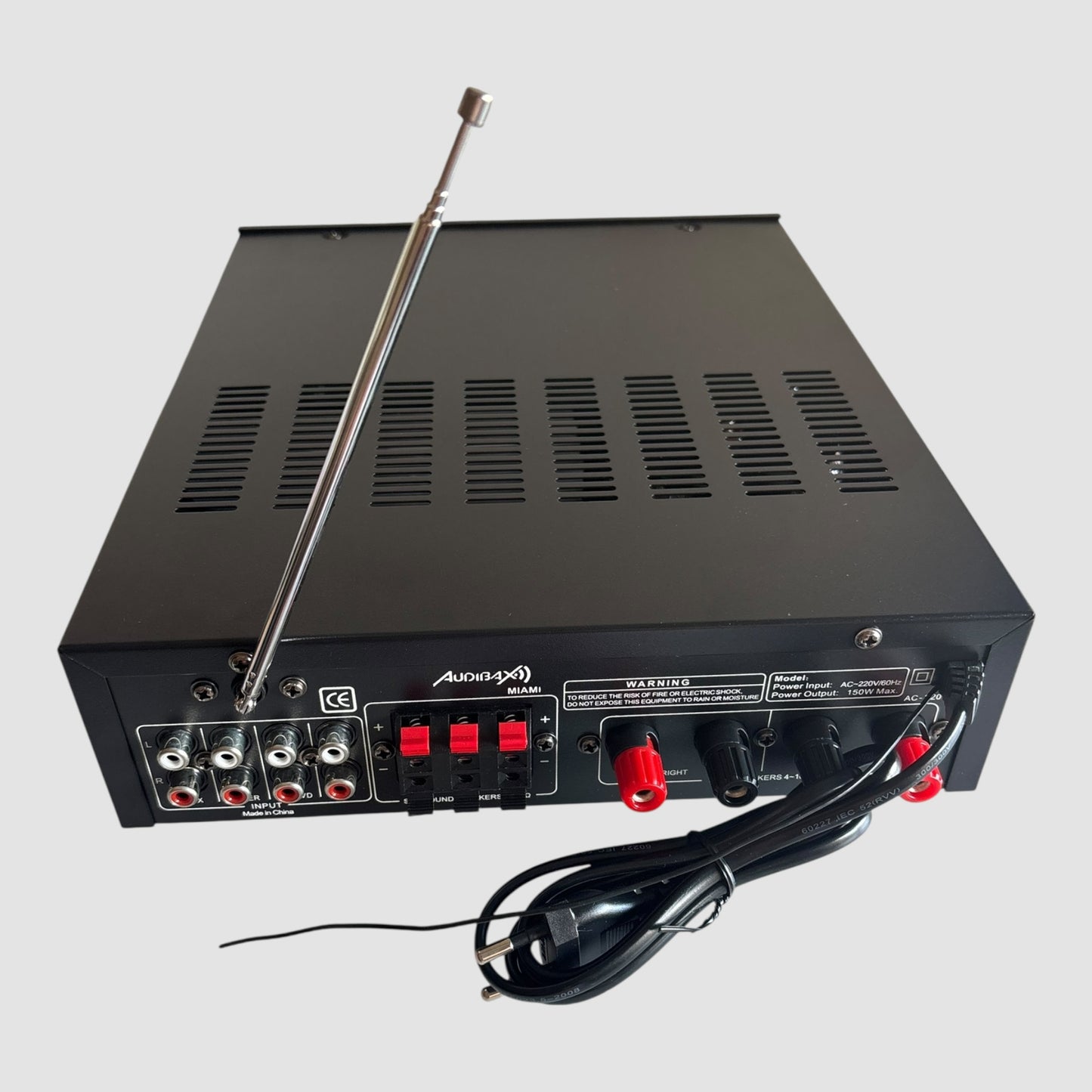 Amplificador HiFi Audibax Miami Bluetooth/usb/sd/FM 100W+100W