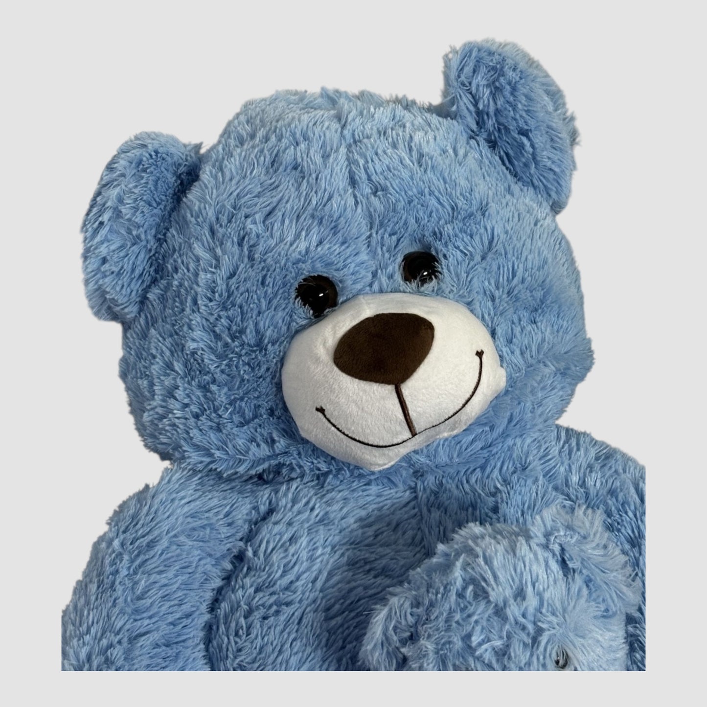 MorisMos Urso de peluche gigante 100 cm azul