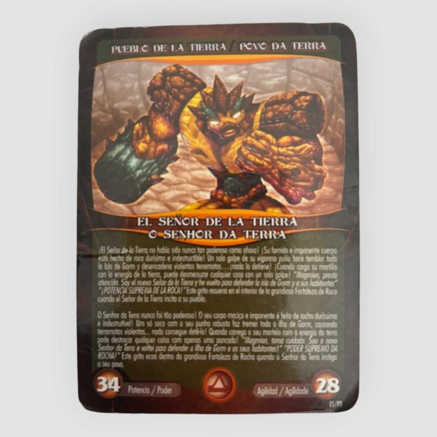 Carta Gormiti Giochi Preziosi 2008 - O Senhor da Terra