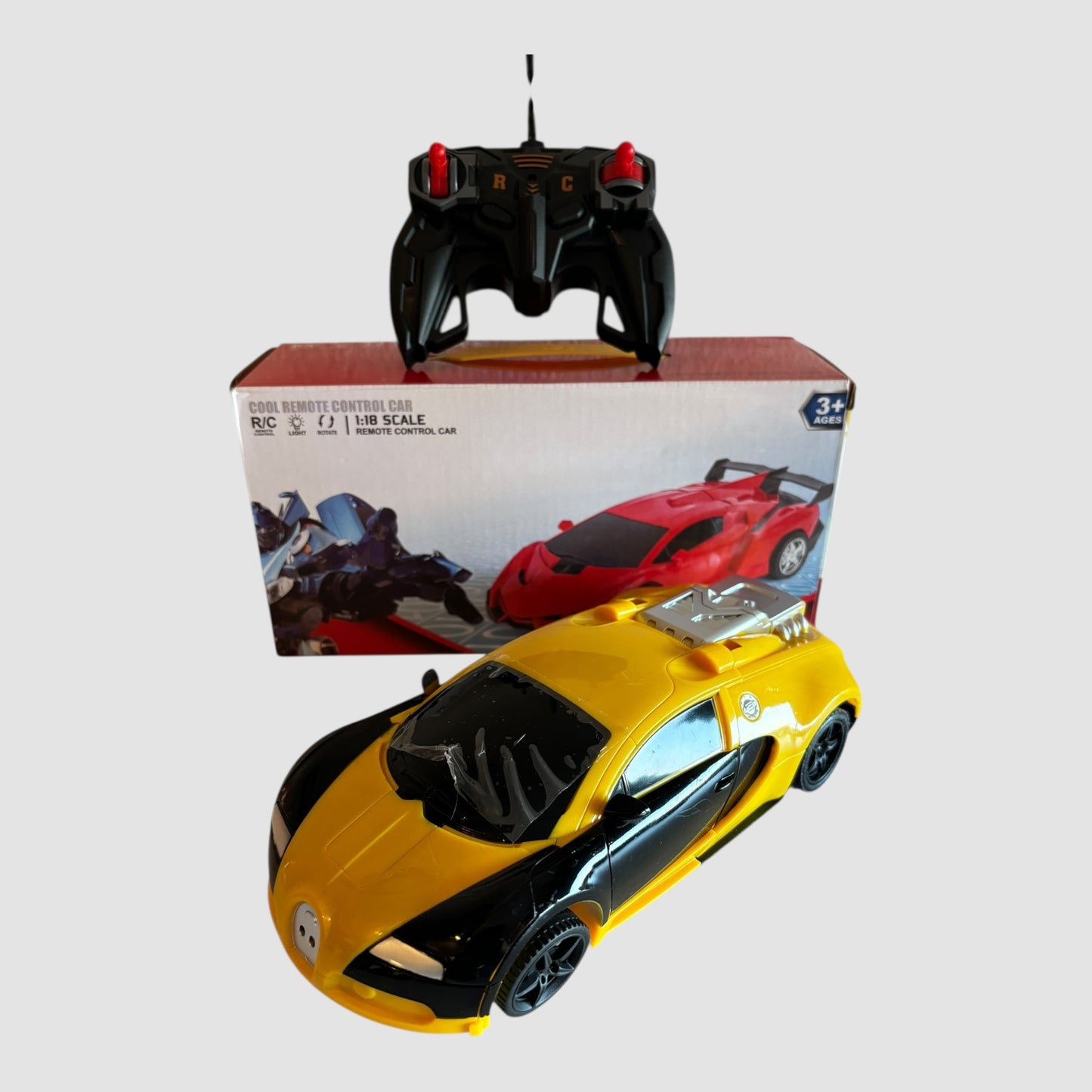 Carro transformers com controlo remoto