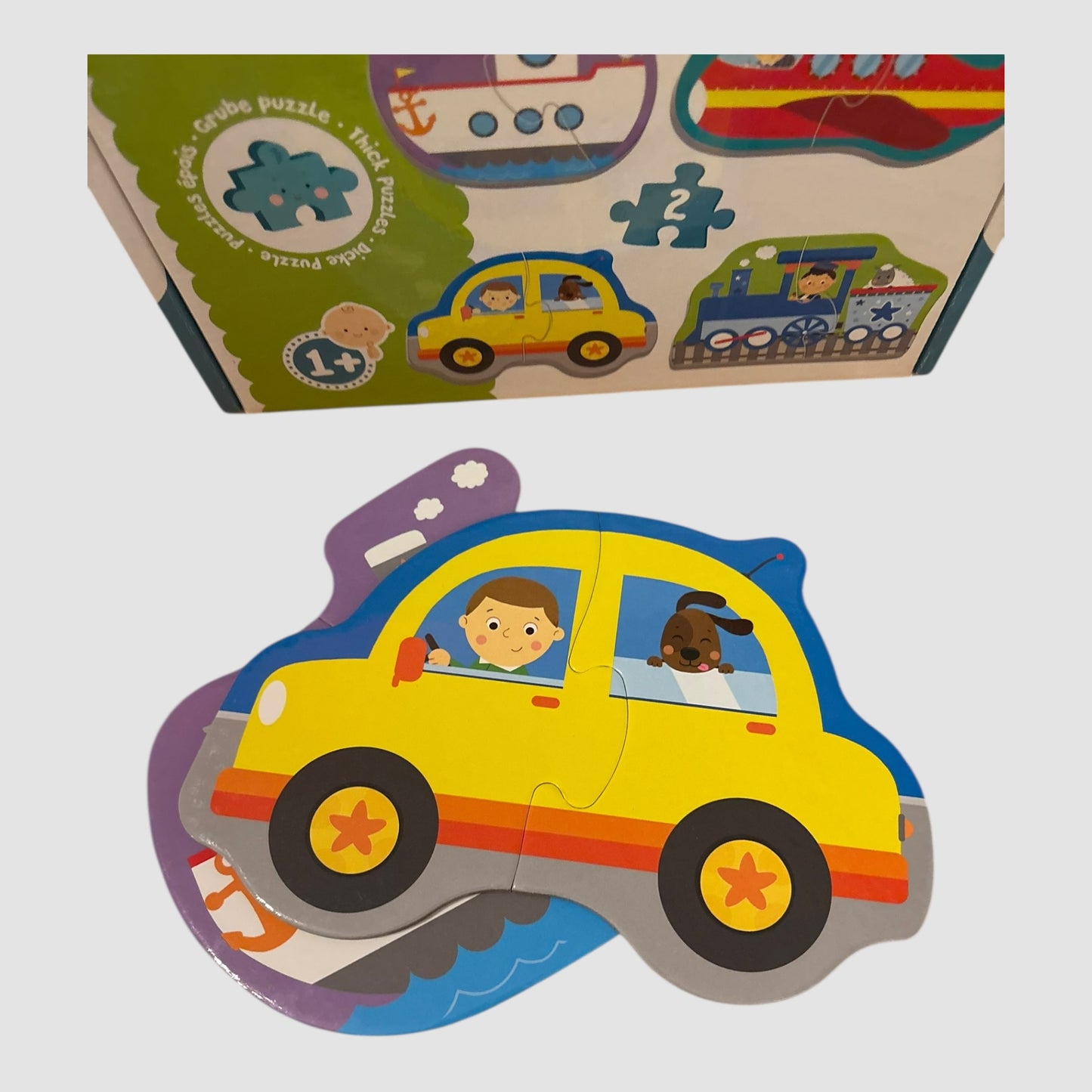 Trefl Baby Puzzle Veículos 4 em 1 1+