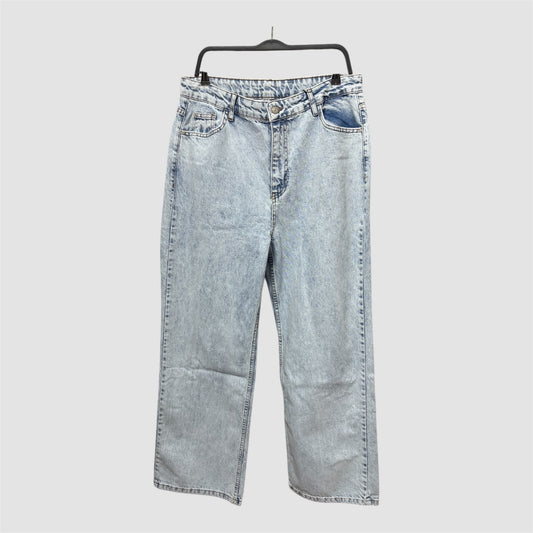 Calças de ganga de cintura alta - Azul Trendyol Mulher tamanho 44 Novas