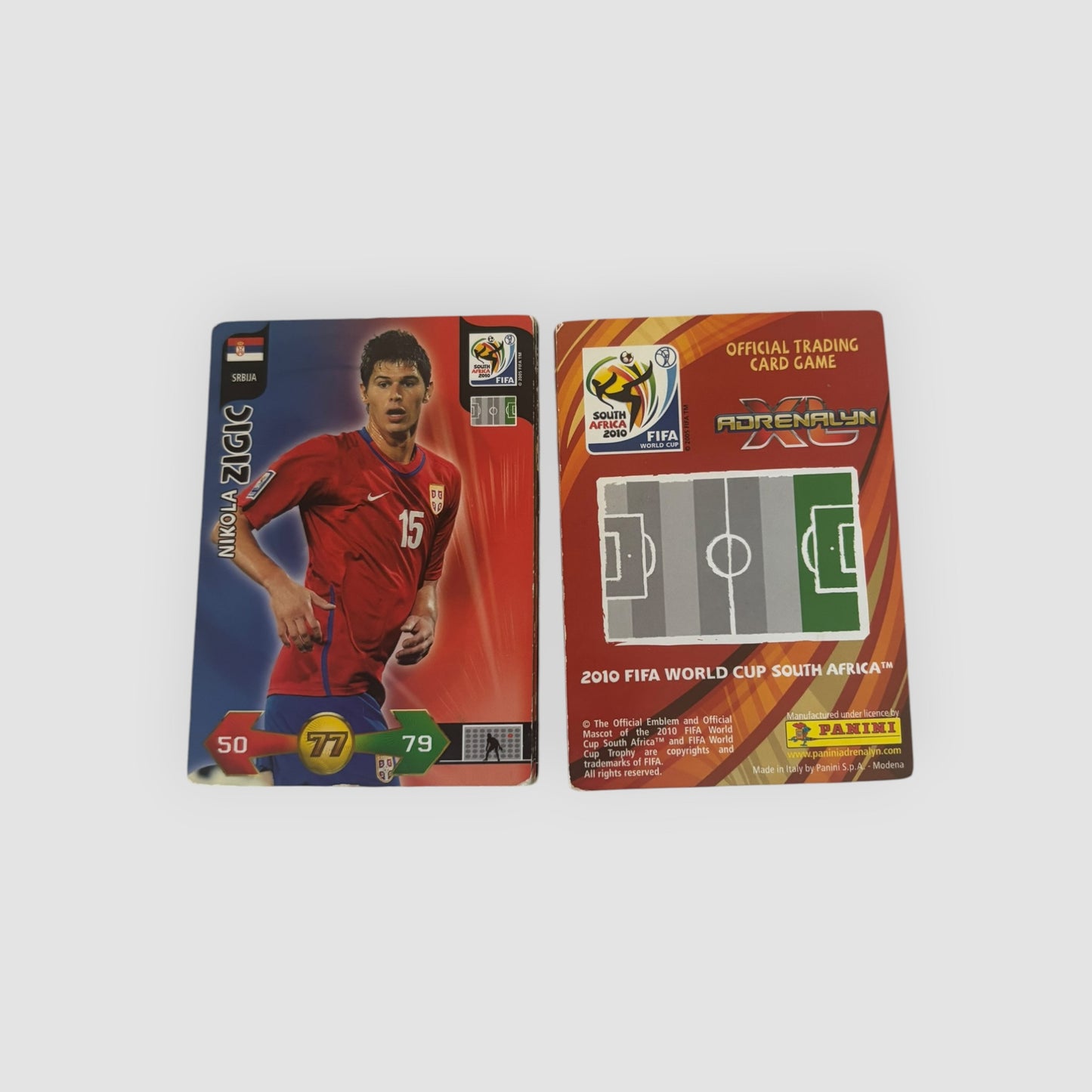 10 Cartas Panini Adrenalyn XL FIFA World Cup 2010 África do Sul