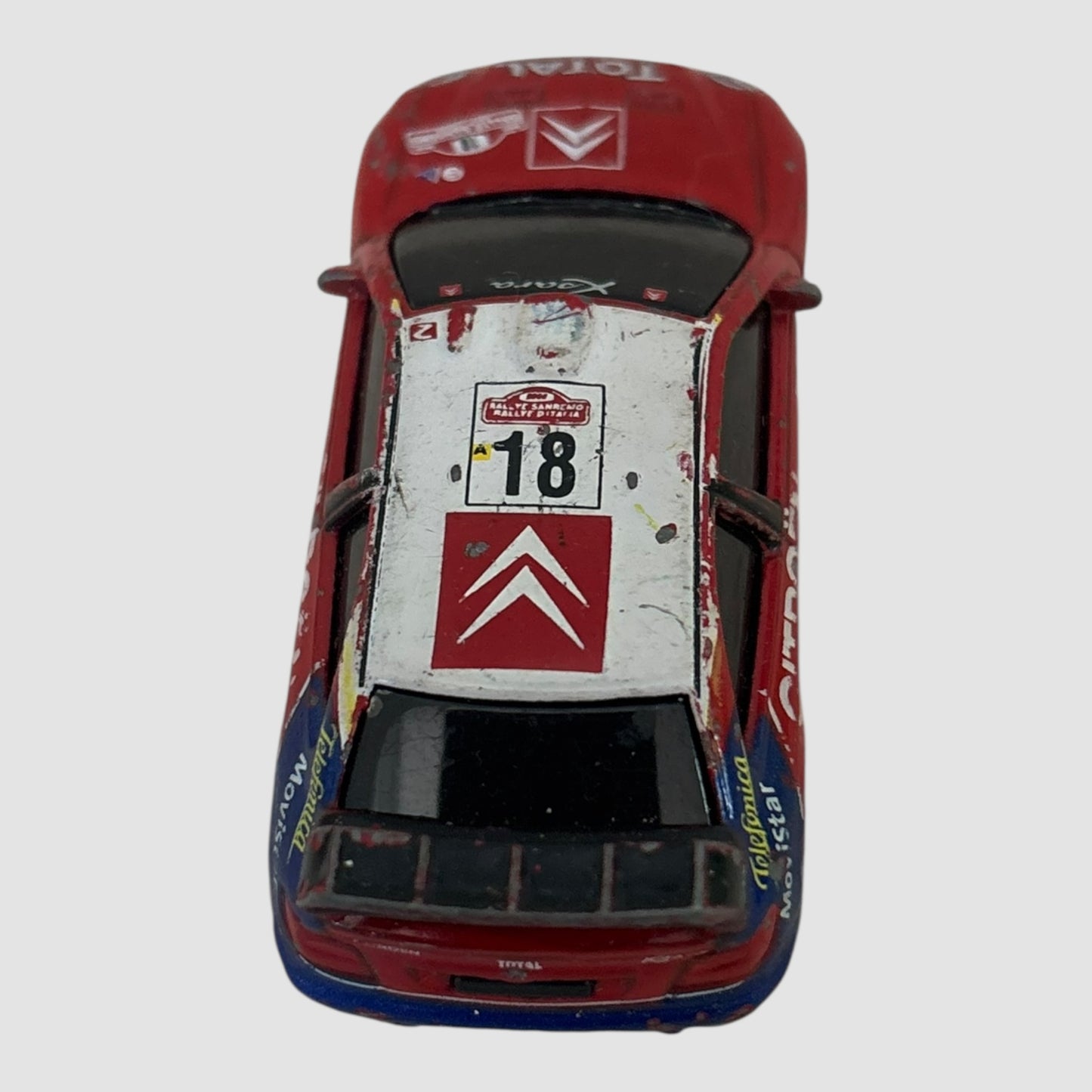 Carro miniatura Majorette Citroën Xsara WRC Rally Total