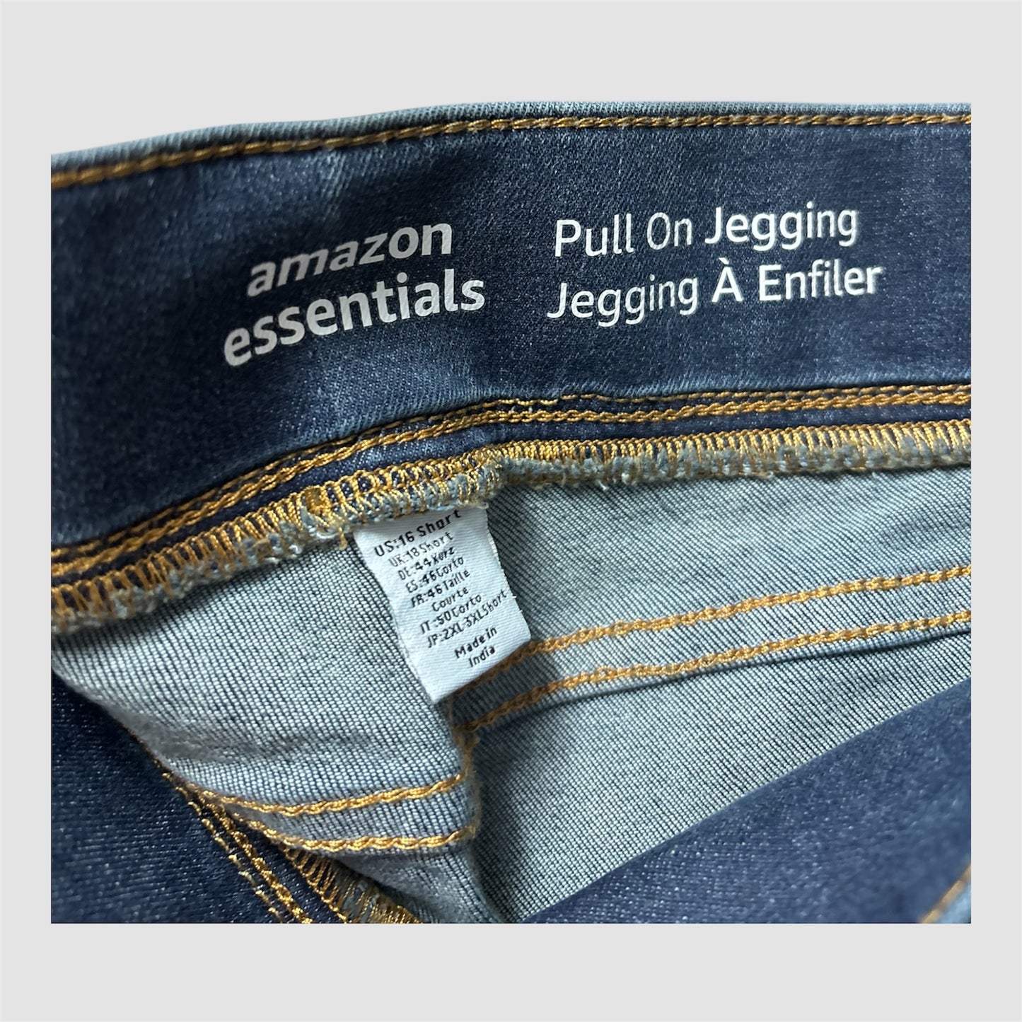 Leggings elásticos Amazon Essentials Mulher tamanho 46