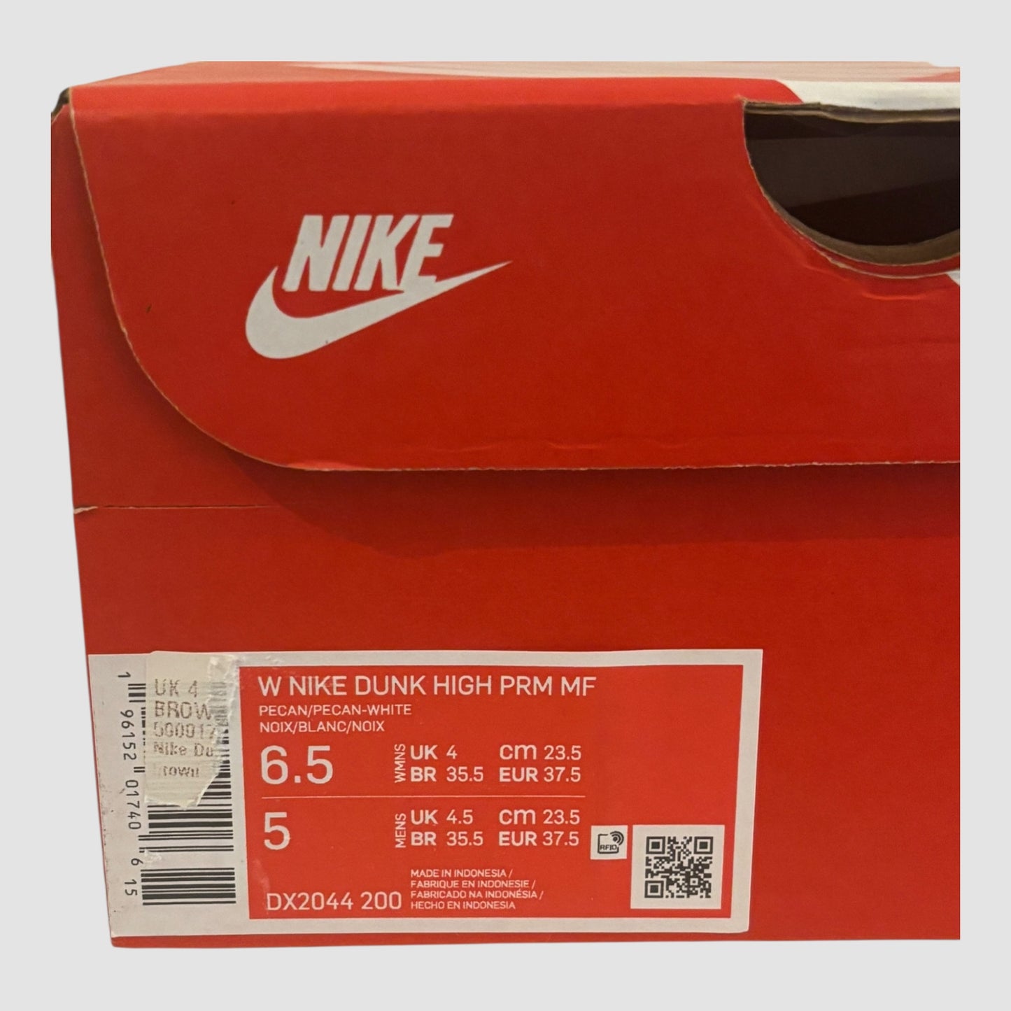 Nike Dunk High tamanho 37,5 Novas