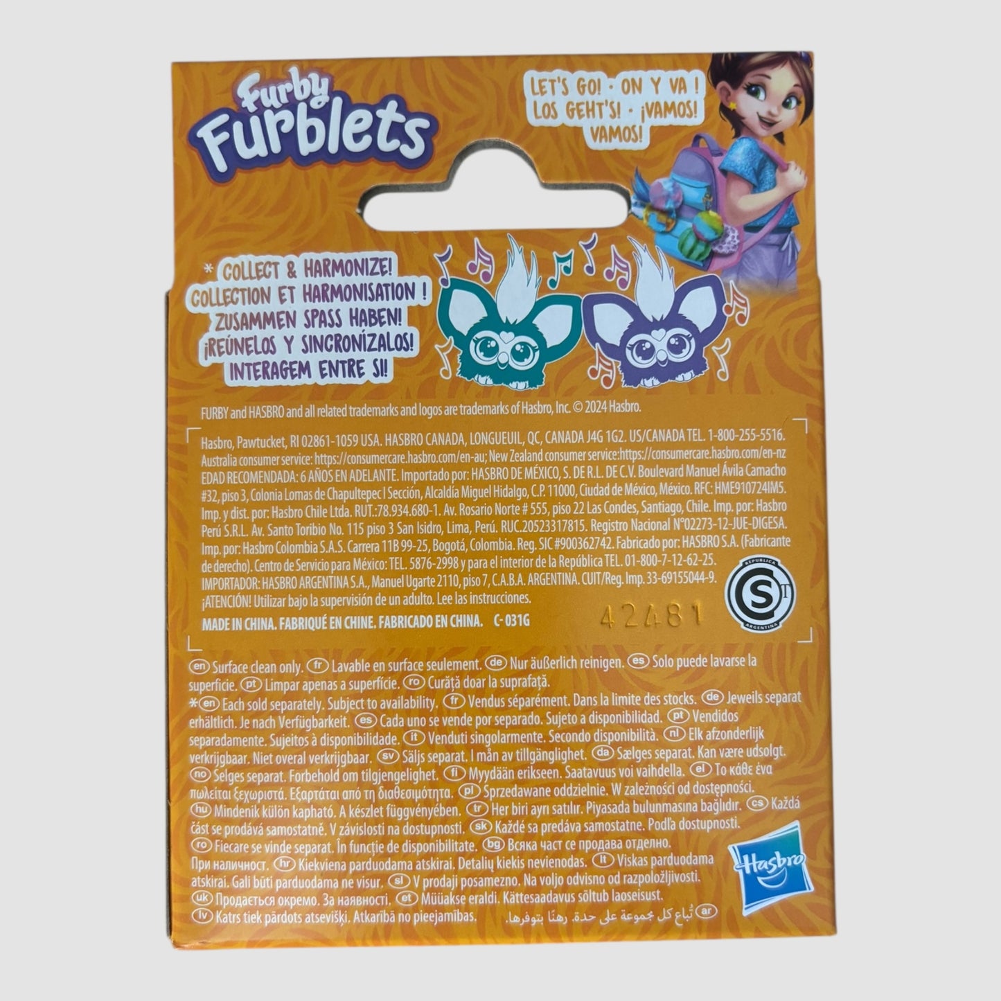 Furby Furblets Luv-Lee Hasbro Novo